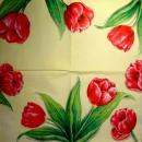 137 Tulips - 3-ply (red) - Paw